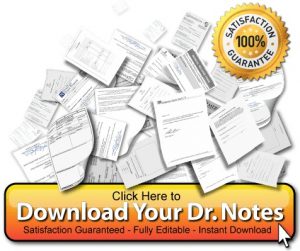 download fake doctors note templates